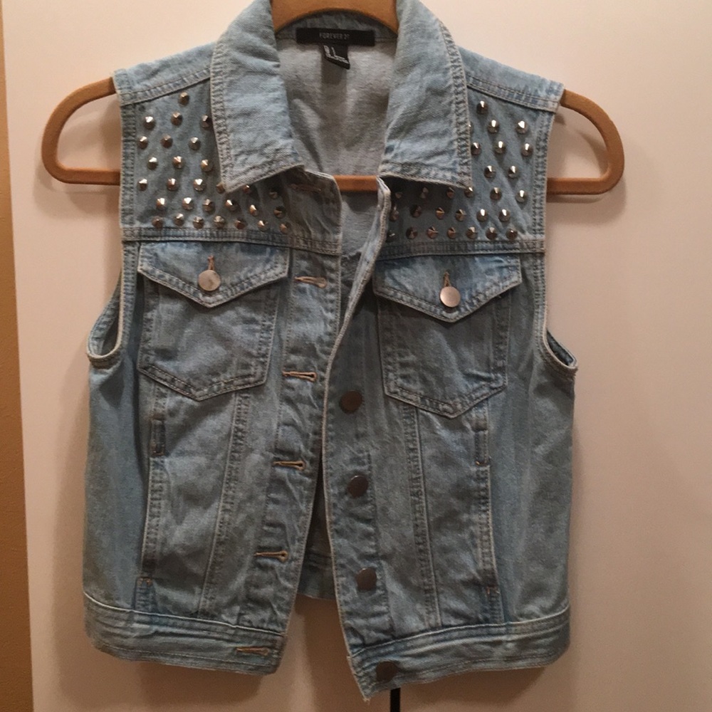 Forever 21 Jean Vest